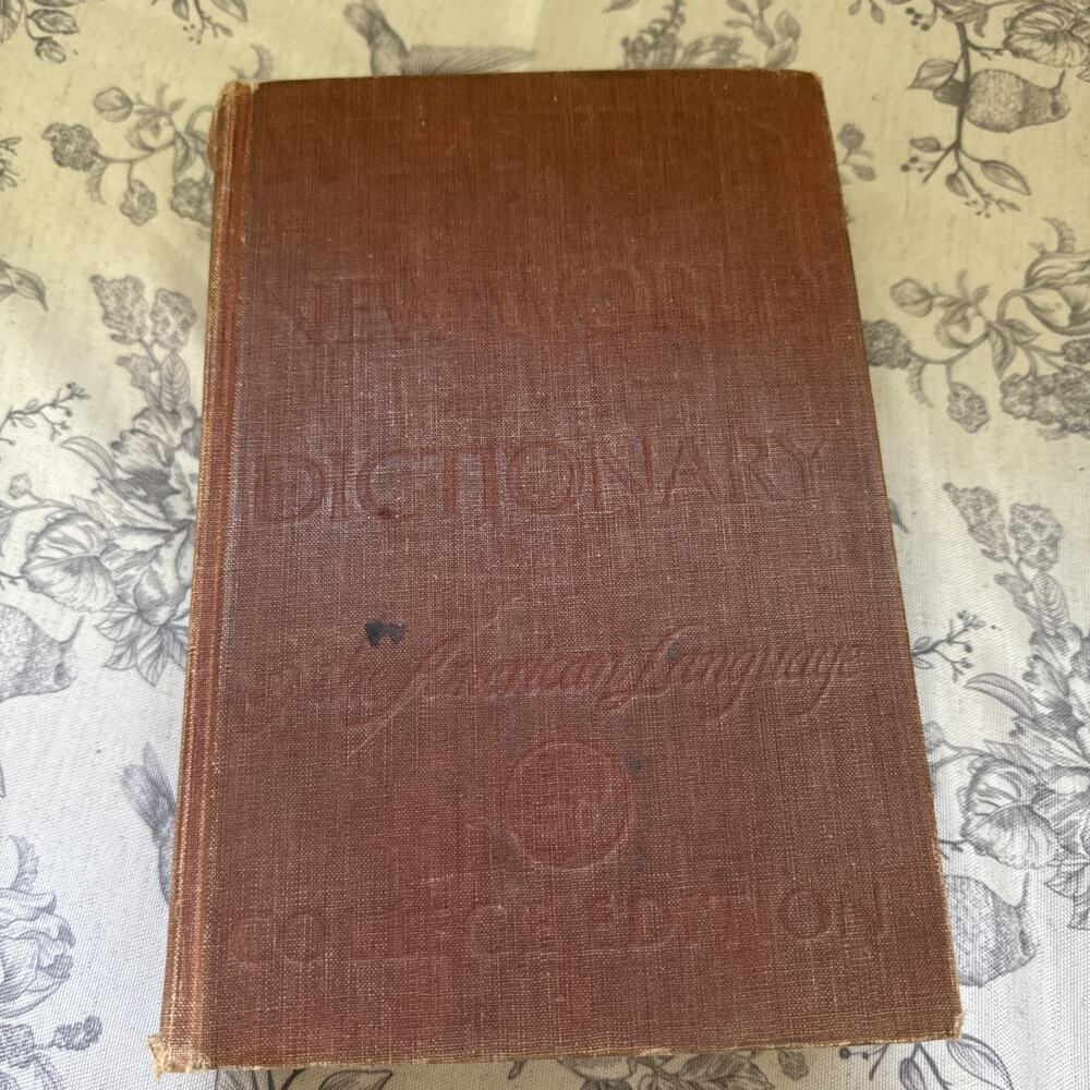 Vintage 1960 "Webster's New World Dictionary" College Edition Hardcover